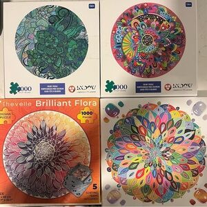 Colorful Mandala Jigsaw Puzzle Set